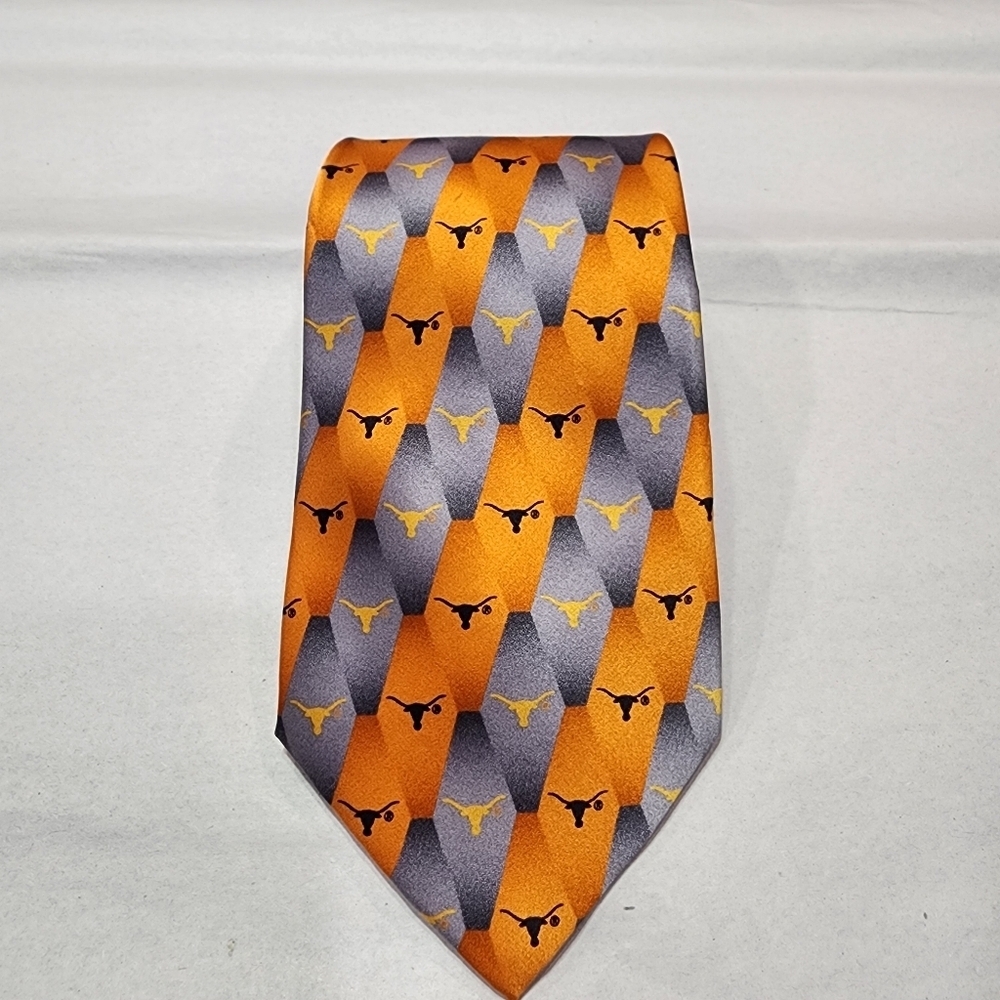 Eagles Wings Texas Longhorns Tie 100% Silk